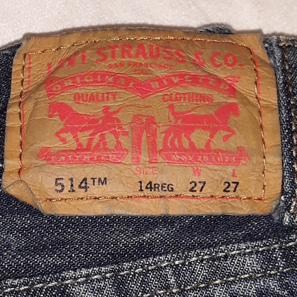 Levi Strauss 514 mens blue Jean's - Picture 2 of 8